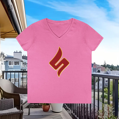 Lady Dabblers The Shuli Network Ladies' V-Neck T-Shirt