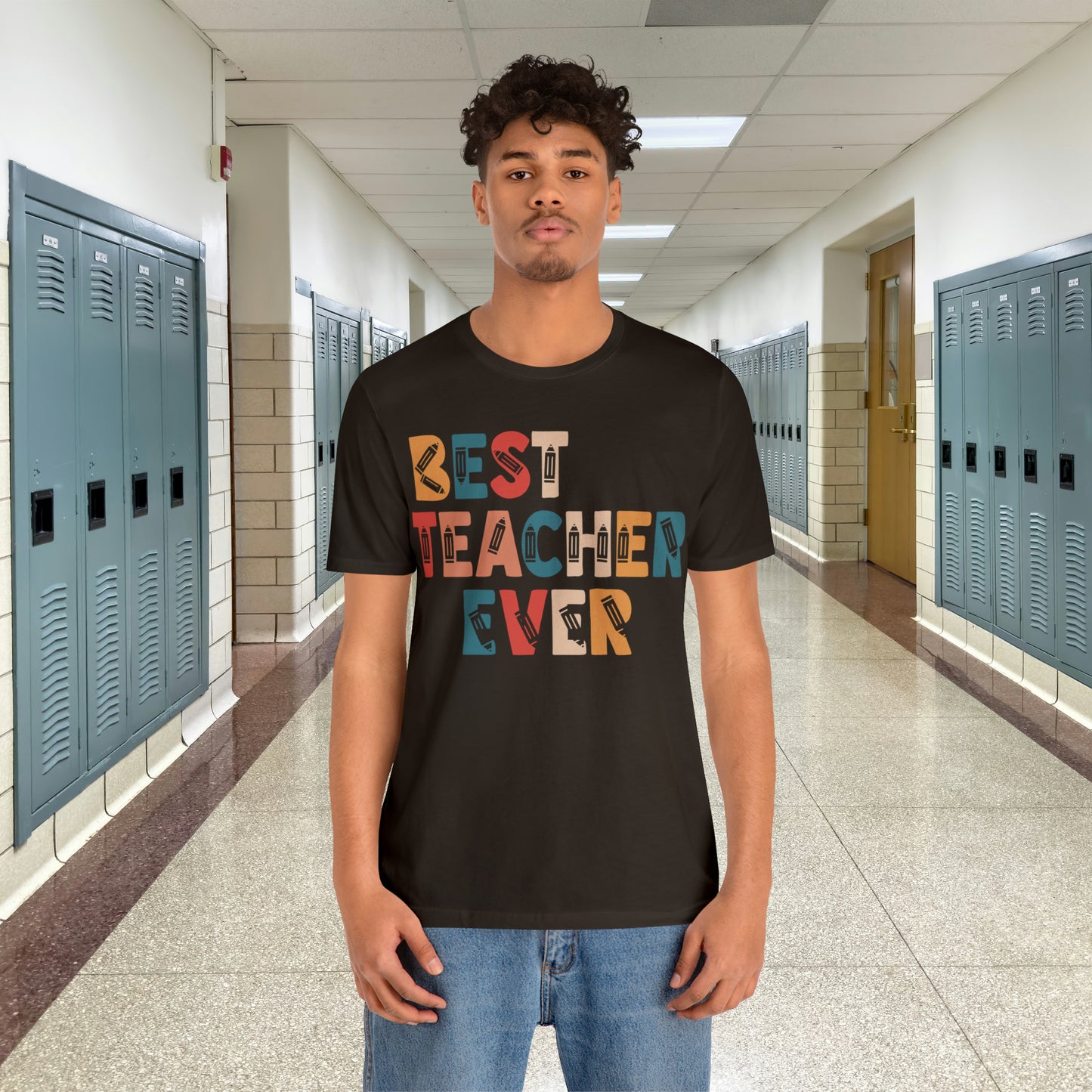 Best Teacher Ever Unisex Jersey Short Sleeve Tee