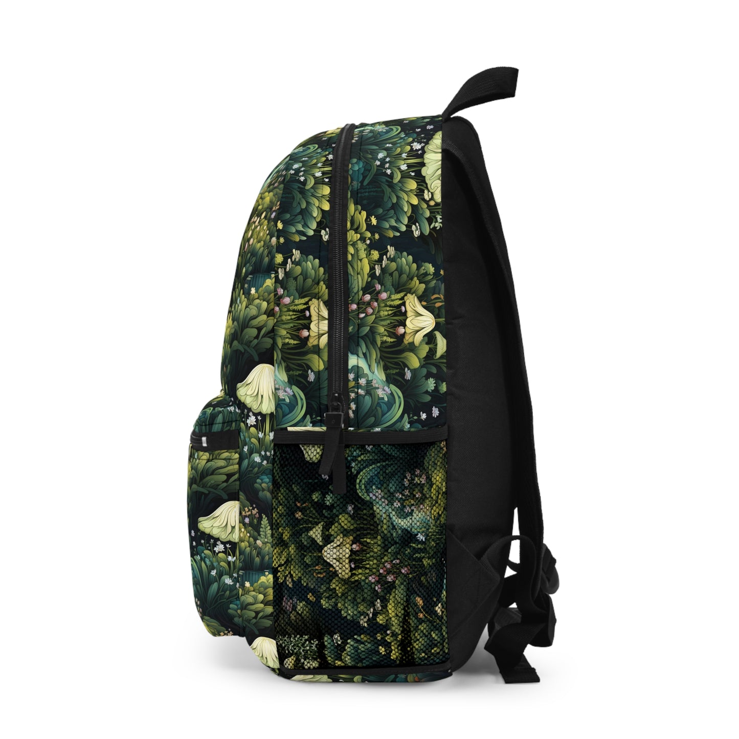 Adventure into an Enchanted Forest of Green Mushrooms : All-Over Print Kids Backpack, Gift ideas for Students gifts for Girls