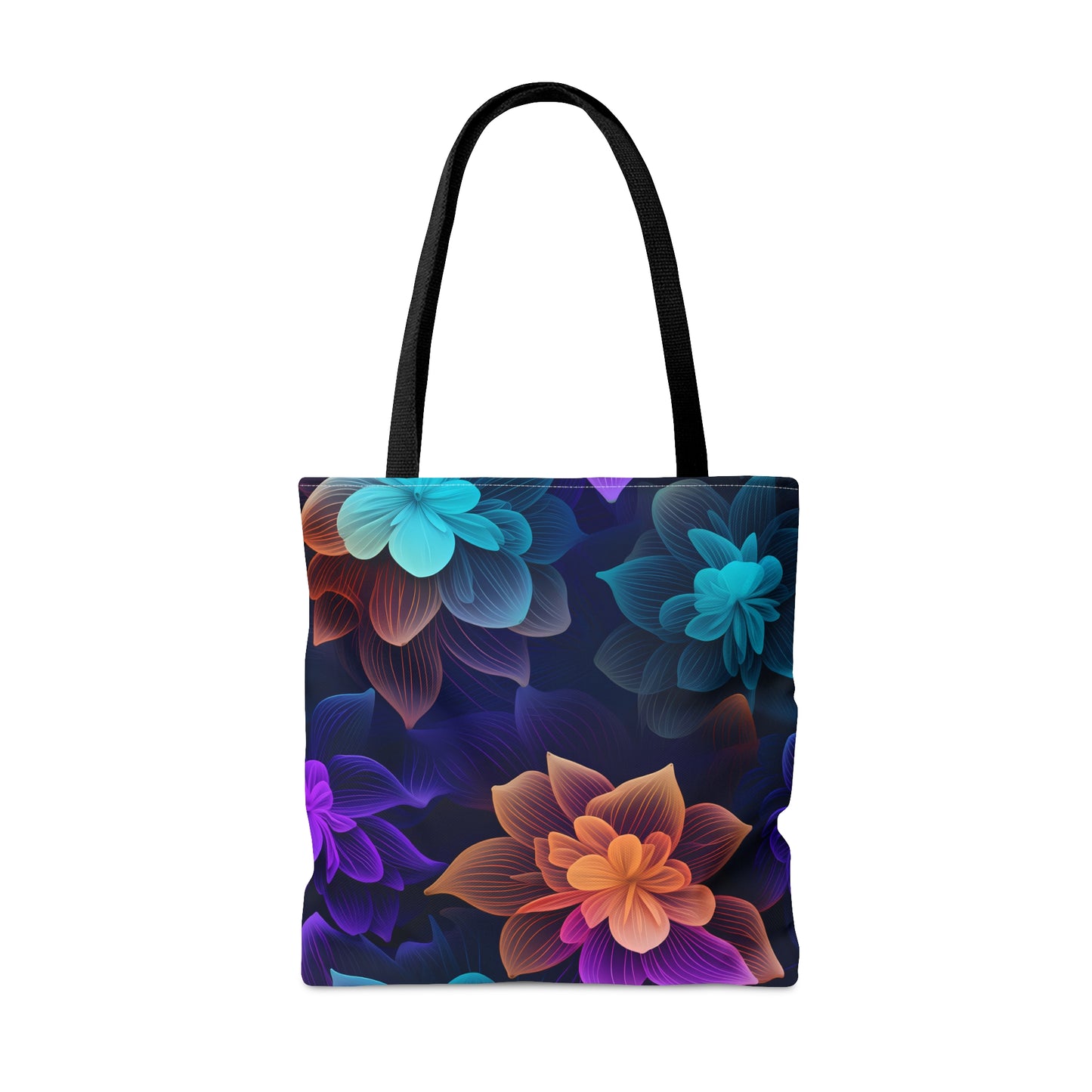 Playful Neon Garden All Over Print Tote Bag