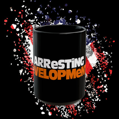 Arresting Development Black Mug - Perfect for Fans, Unique Gift, Coffee Lover's Delight, Fun Office Mug, Creative Present