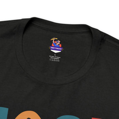 Colorful Good Vibes Only Unisex Jersey Short Sleeve Tee