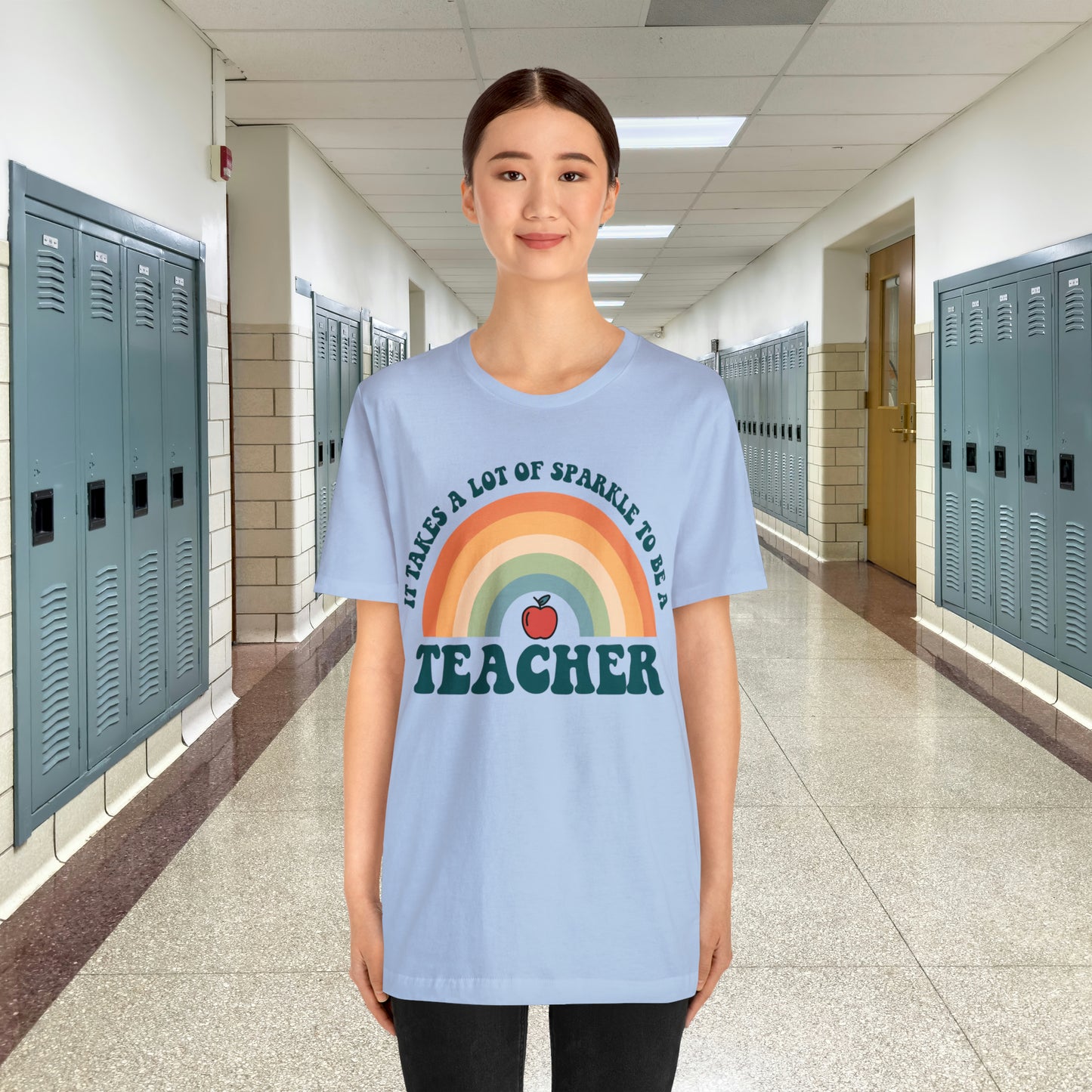 It takes alot of Sparkle to be a Teacher Unisex Jersey Short Sleeve Tee