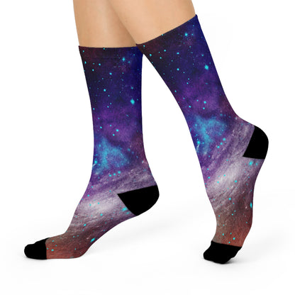 Outer Space Out of this World Cushioned Crew Socks