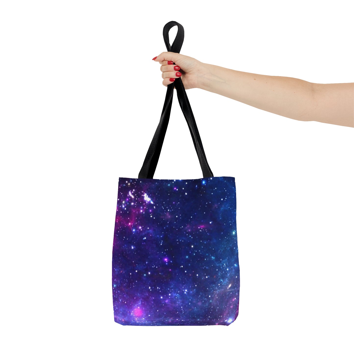 Purple Beyond the Stars Outer Space Out of this World Tote Bag (AOP)