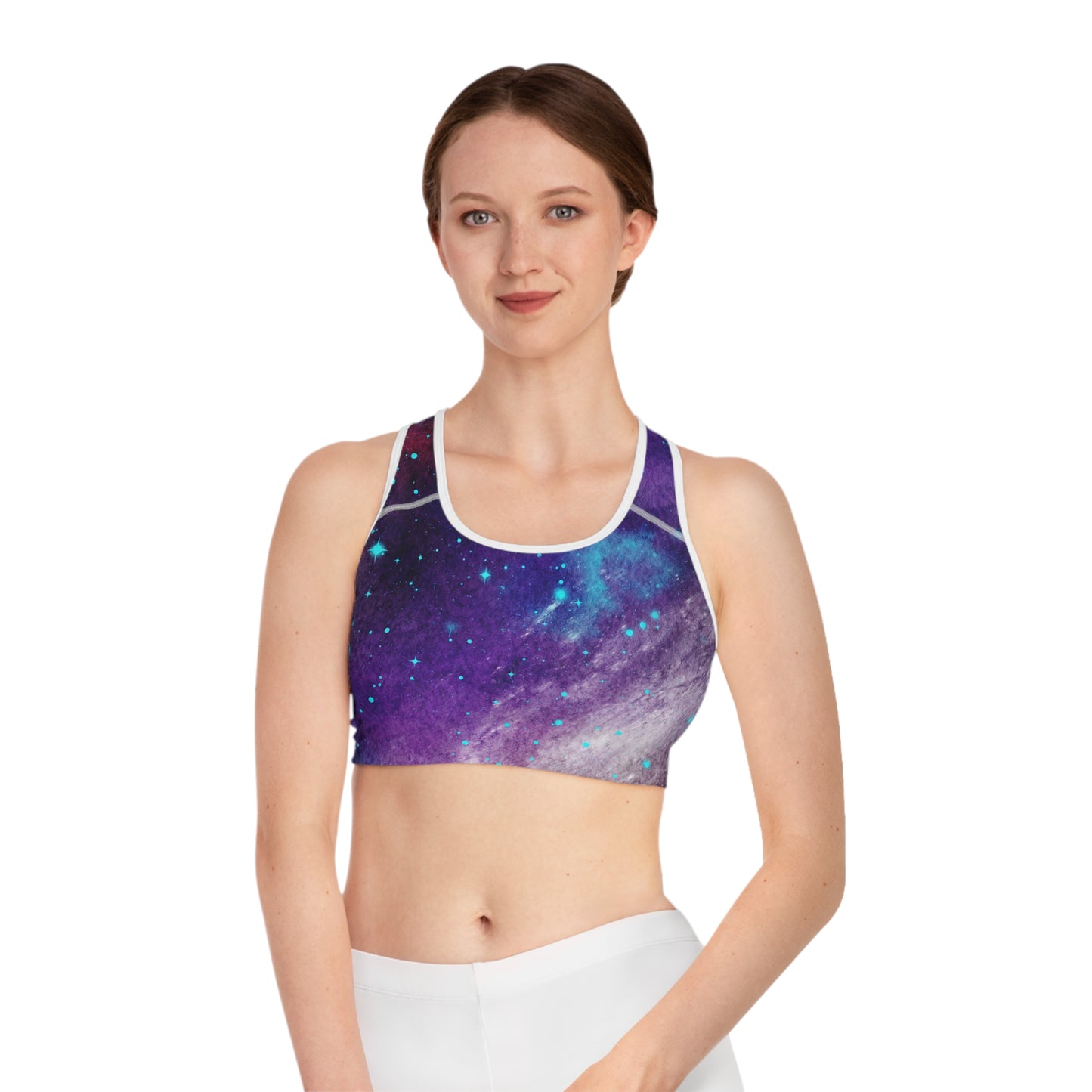 Outer Space Out of this World Sports Bra (AOP)