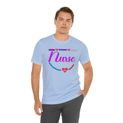 Comfy and Cozy Nurse Bella+Canvas 3001 Jersey T-Shirt: Perfect Gift for Nurses and Nursing Students, Soft Fabric, Various Sizes Available