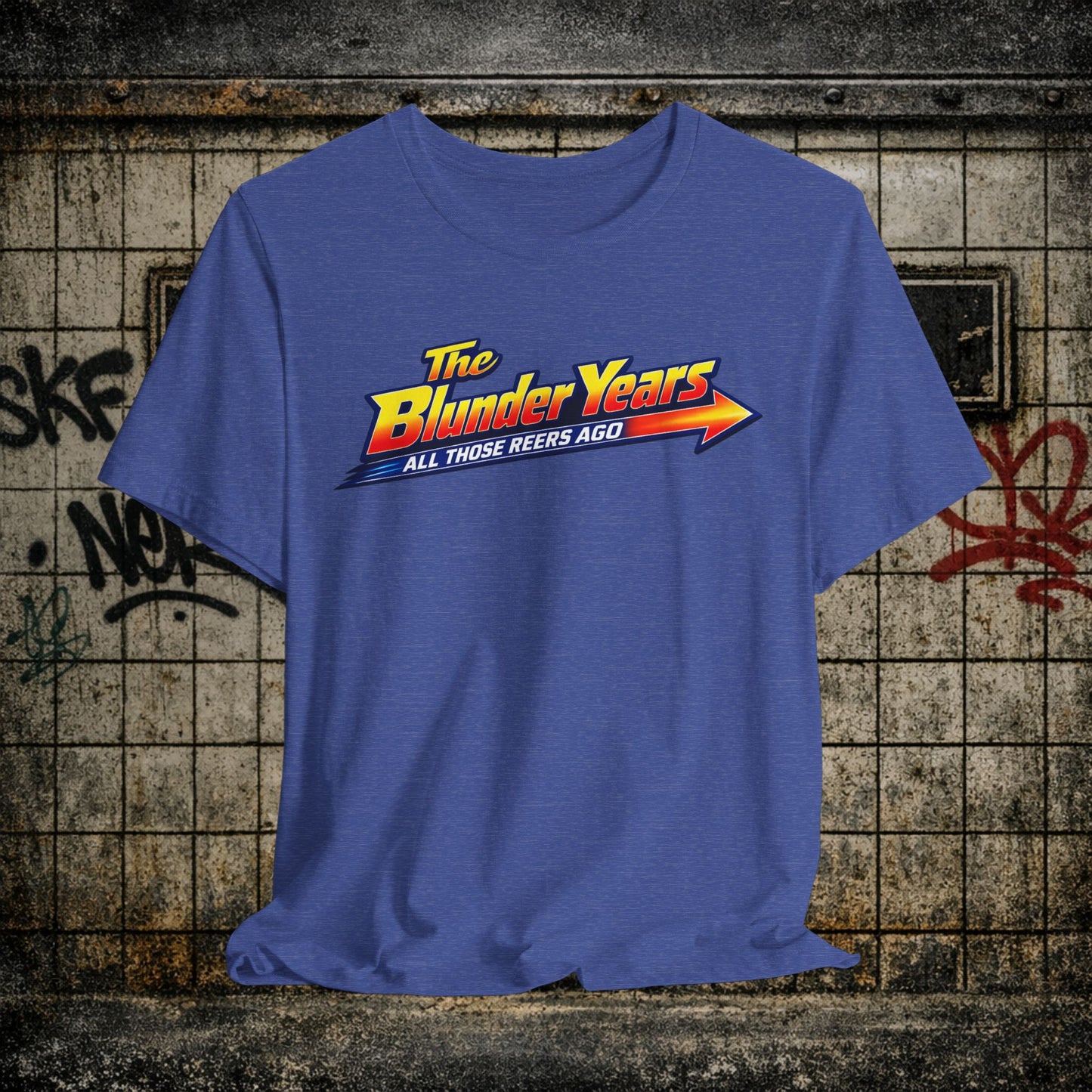 Retro 'The Blunder Years' Graphic Tee - Nostalgic Vintage Logo T-Shirt