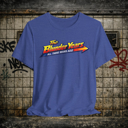 Retro 'The Blunder Years' Graphic Tee - Nostalgic Vintage Logo T-Shirt