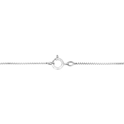 .925 Sterling Silver 1.0 Cttw Baguette and Round Diamond  Heart Pendant 18" Necklace (H-I Color, I3 Clarity)