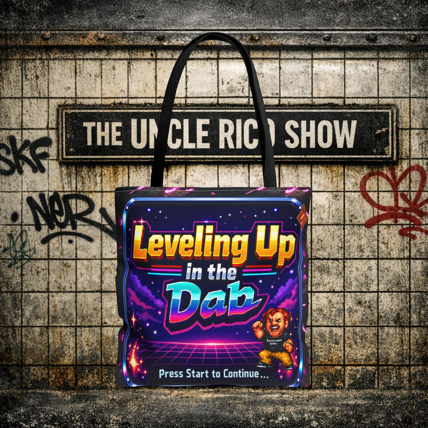 DabbleVerse: Final Boss and Portland Troon Escape Edition Tote Bag