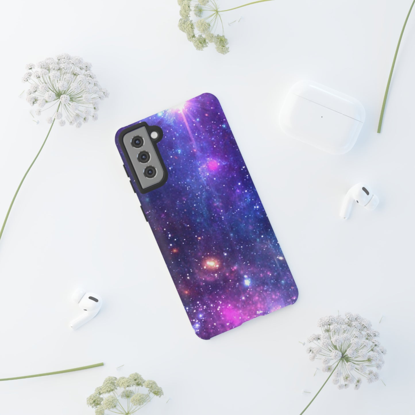 Purple Beyond the Stars Outer Space Out of this World Tough Cases (iPhone, Google, Samsung)