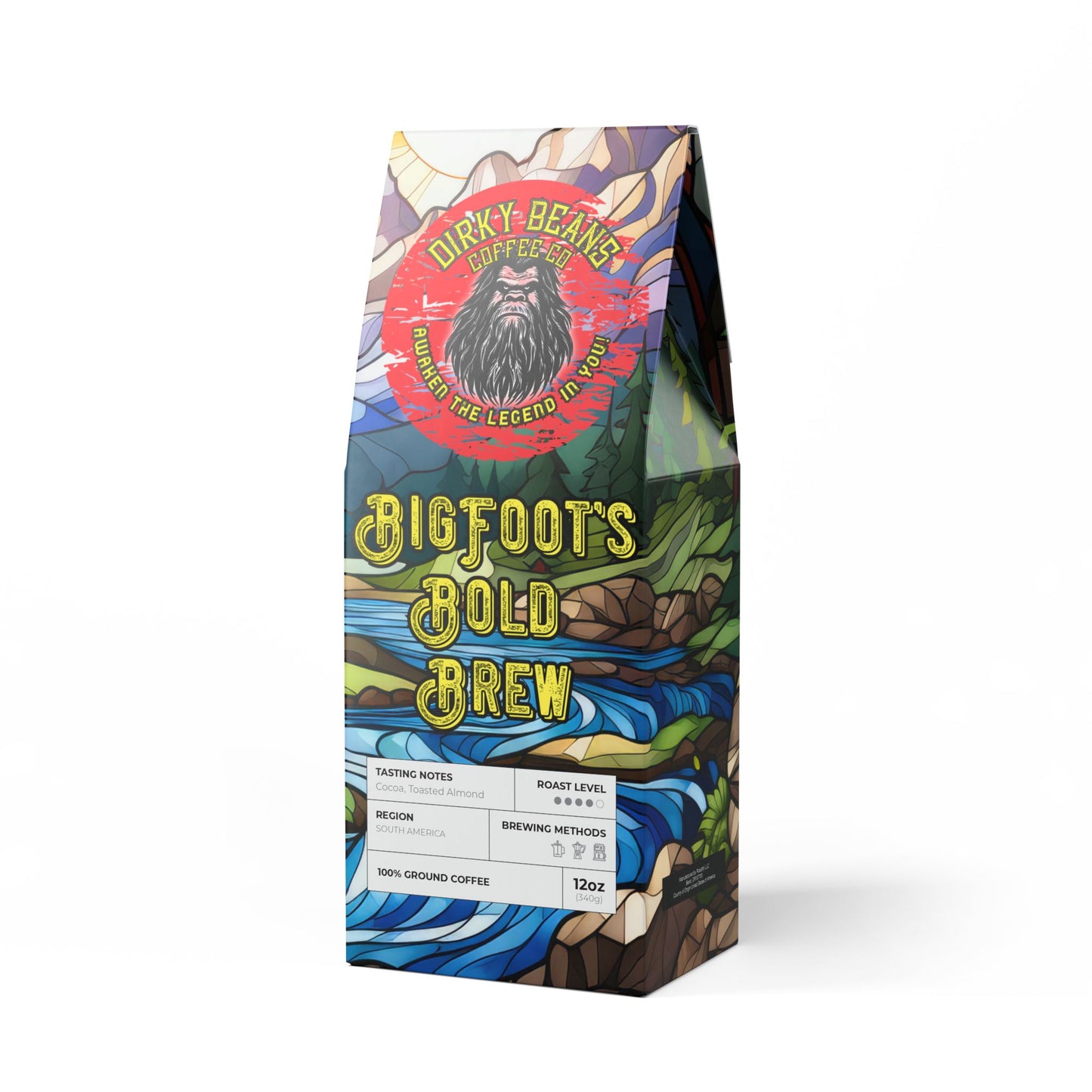 Bigfoot's Bold Brew: Conquer the Wild with Medium-Dark Roast!