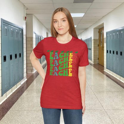 Colorful Teacher Unisex Jersey Short Sleeve Tee