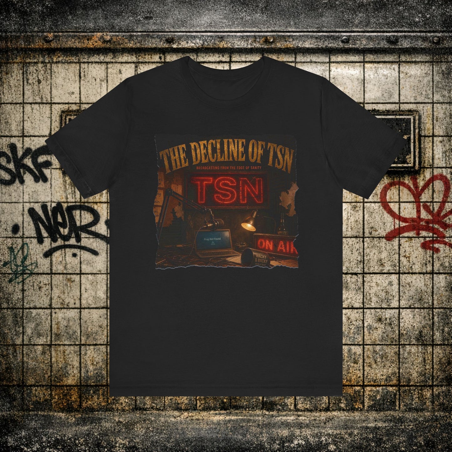 The Decline of TSN "On Air" Vintage Radio Tee