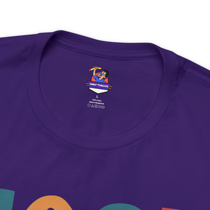 Colorful Good Vibes Only Unisex Jersey Short Sleeve Tee