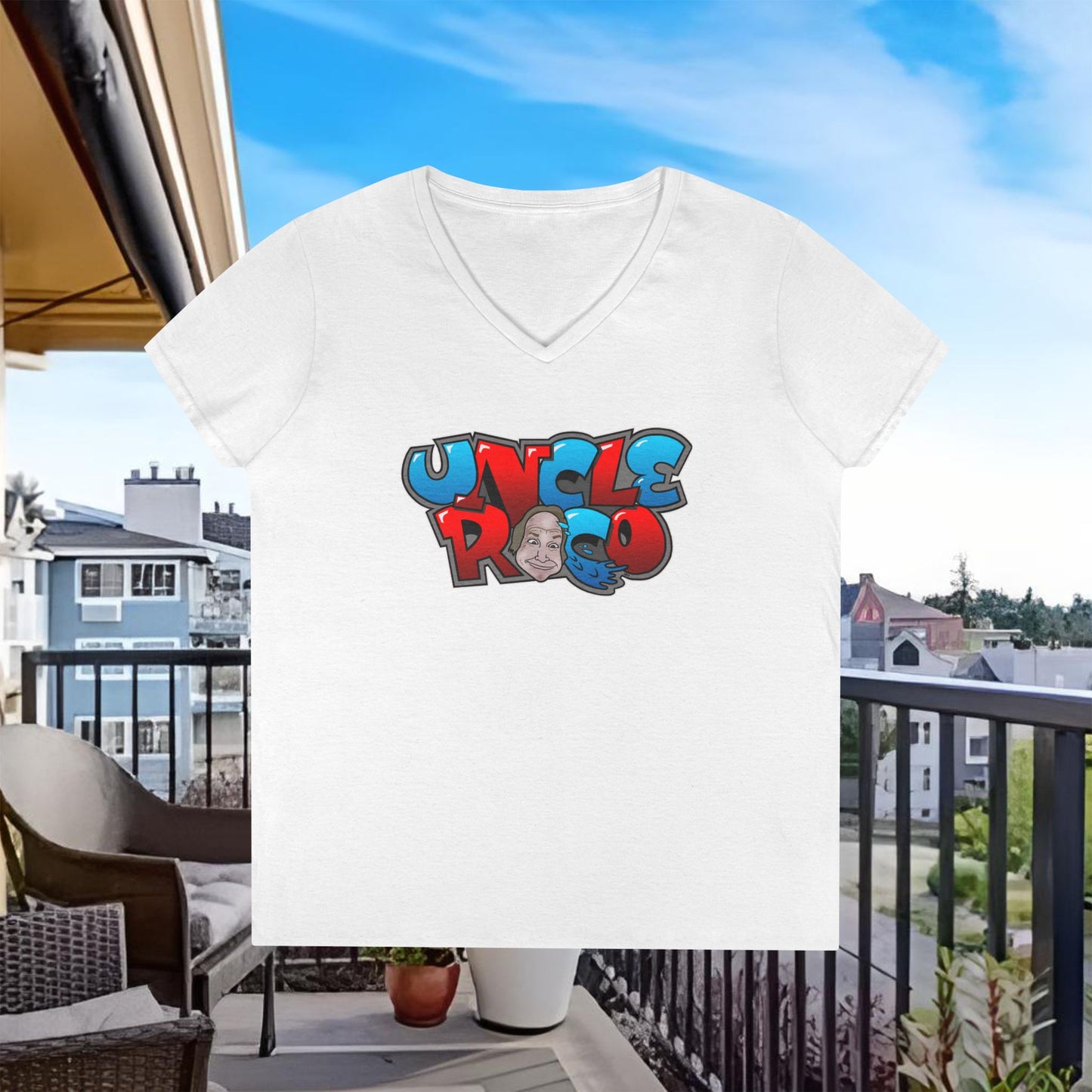 The Uncle Rico Show Lady Dabblers Special Edition Ladies' V-Neck T-Shirt