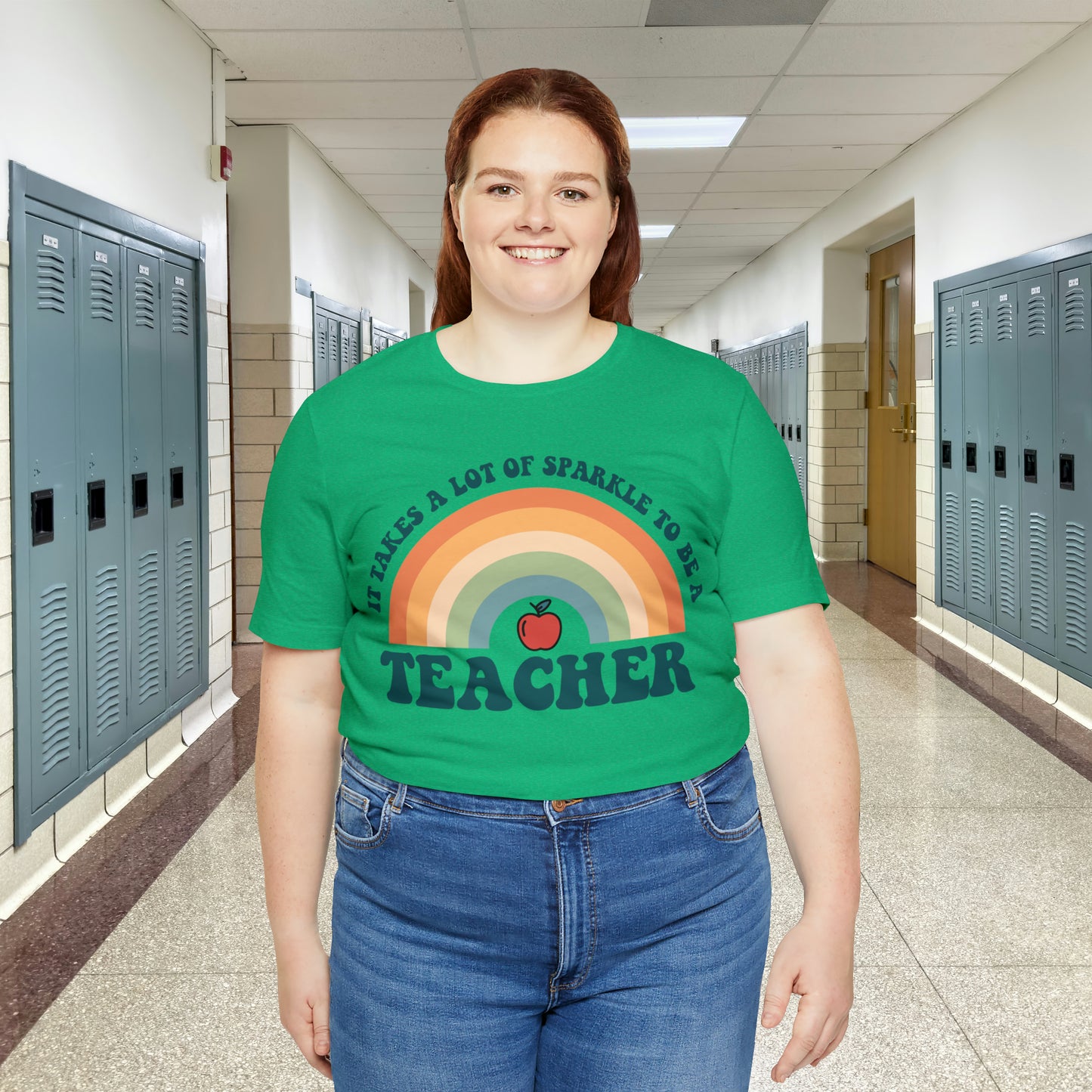 It takes alot of Sparkle to be a Teacher Unisex Jersey Short Sleeve Tee