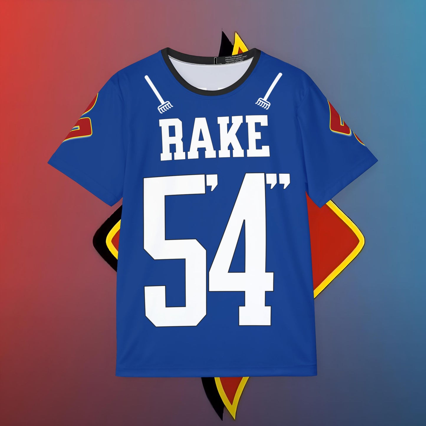 Blue RAKE 54” Jersey – For Legends Who Don’t Just Play, They Dominate