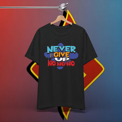 Never Give Up No No No #skoal" Unisex Jersey Short Sleeve Tee
