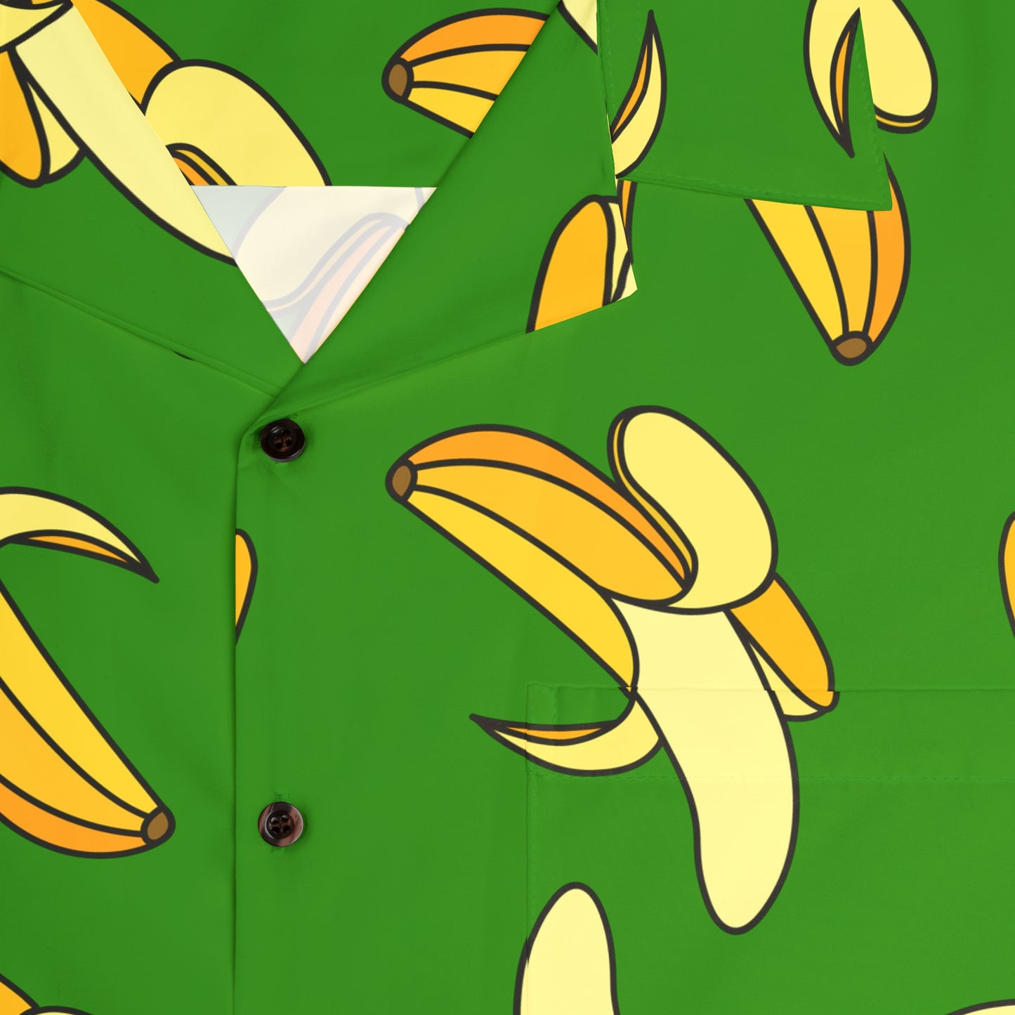 Aloha Chuckle Havana Banana Mens Hawaiian Shirt! AOP