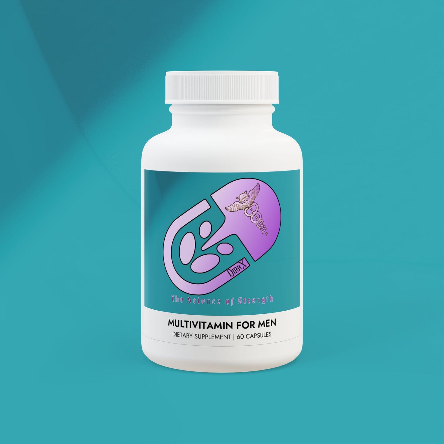 DirkX Multivitamin for Men: Power, Performance, and Peak Wellness! (60 Capsules)