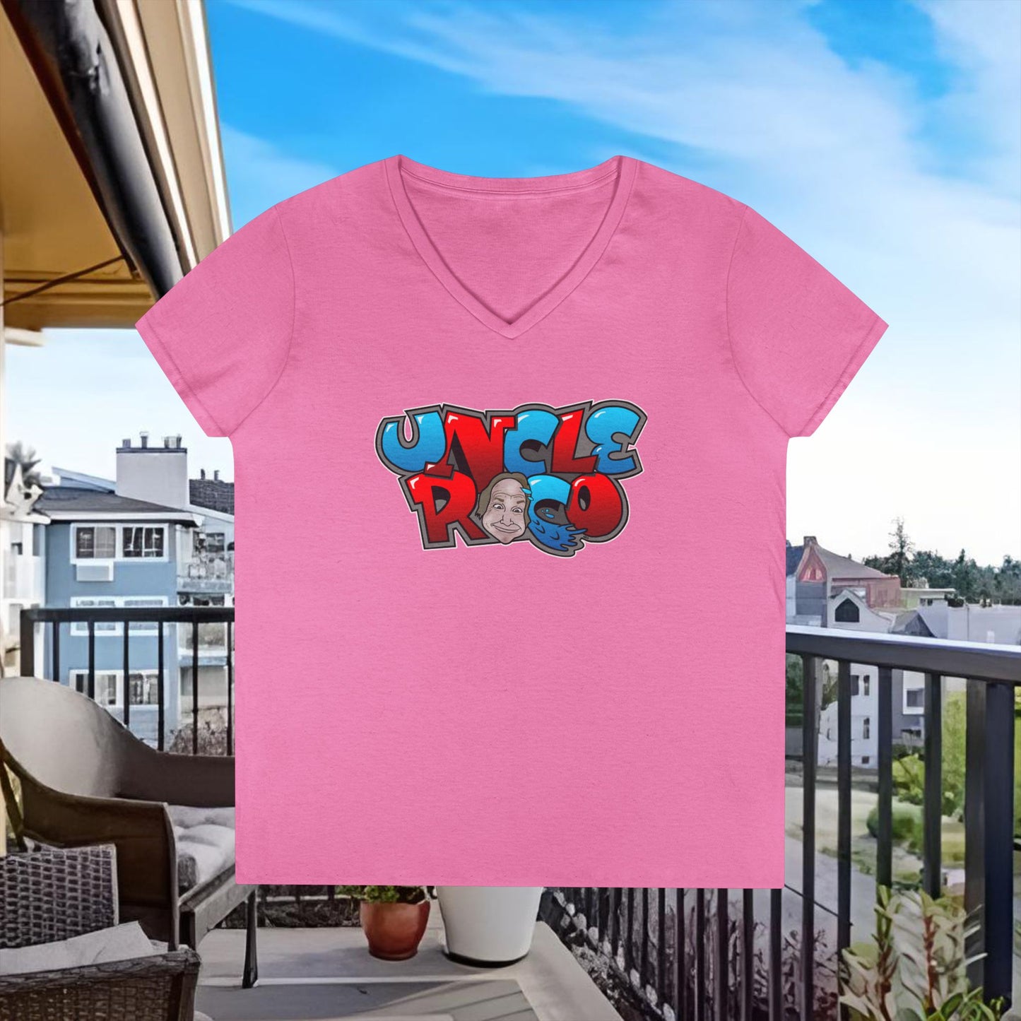 The Uncle Rico Show Lady Dabblers Special Edition Ladies' V-Neck T-Shirt