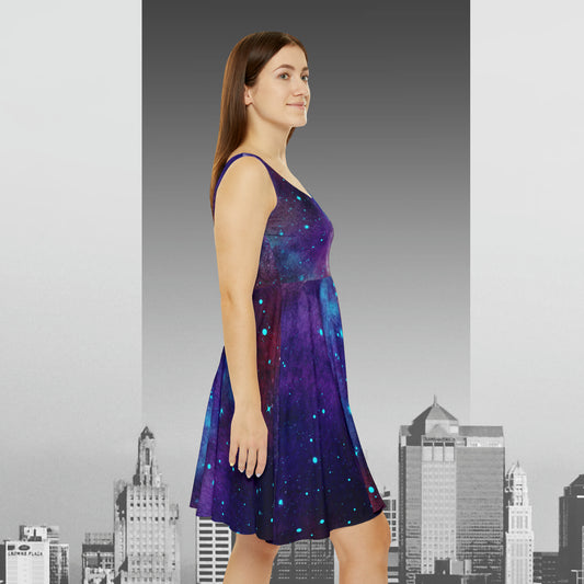 Outer Space Out of this World Women's Skater Dress (AOP)