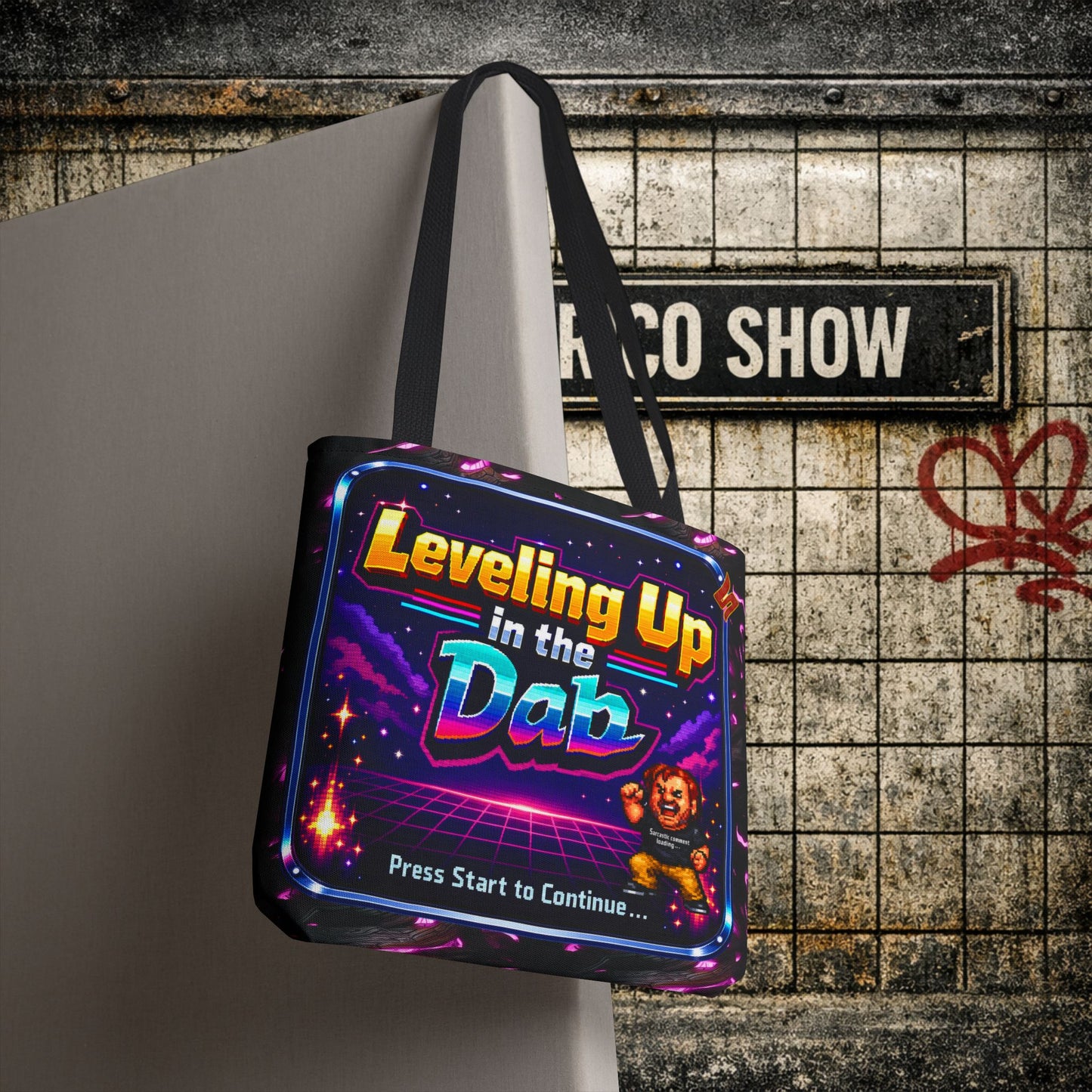 DabbleVerse: Final Boss and Portland Troon Escape Edition Tote Bag