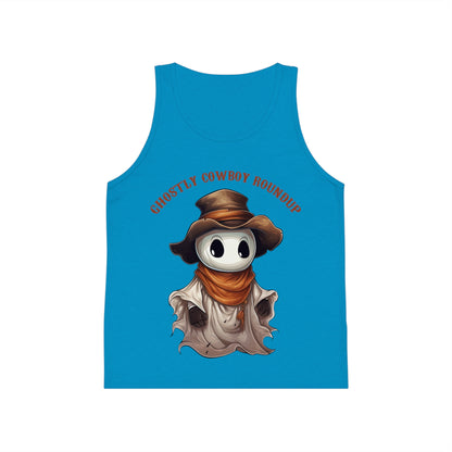Ghostly Cowboy Round up Kid's Jersey Tank Top Gifts for him, gifts for her
