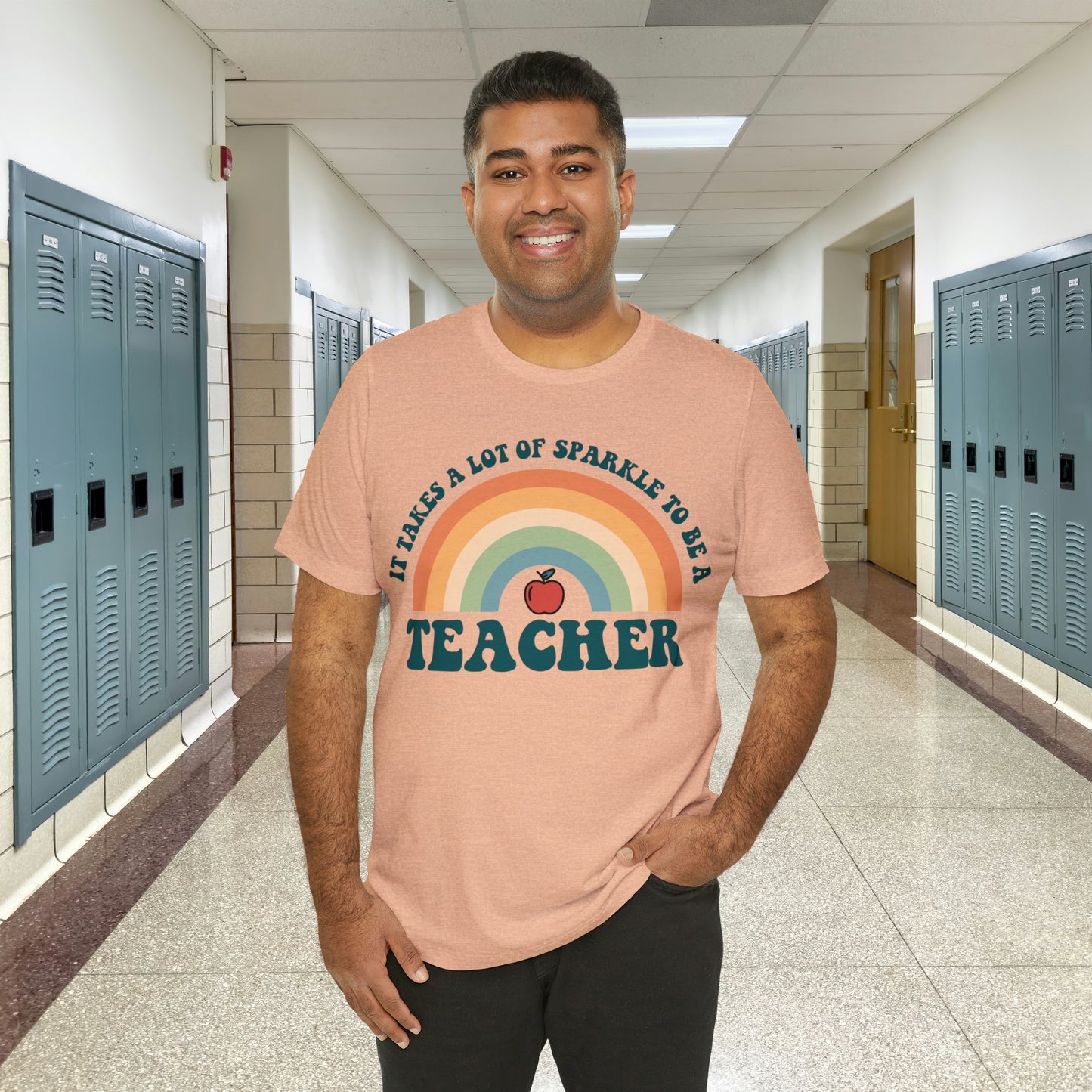 It takes alot of Sparkle to be a Teacher Unisex Jersey Short Sleeve Tee