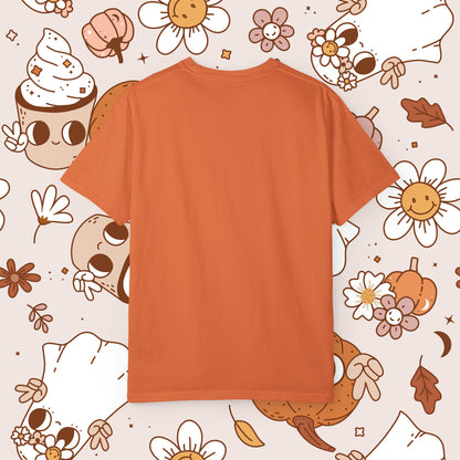 Too Cute to Spook Retro Groovy Halloween Unisex Garment-Dyed T-shirt Gifts for Him Gifts for Her