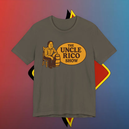 Uncle Rico Show Tee, Retro T-Shirt for Fans, Vintage Style Apparel, Movie Merchandise, Gift for Him/Her