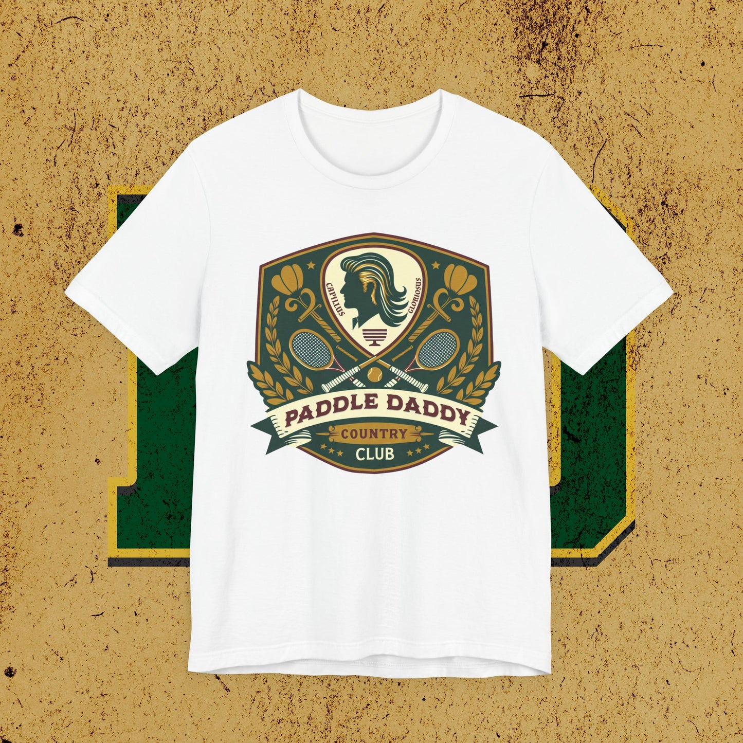 Paddle Daddy Country Club Tee  Where Prestige Meets Pickleball and Dad Jokes