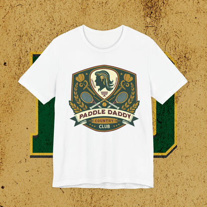 Paddle Daddy Country Club Tee  Where Prestige Meets Pickleball and Dad Jokes