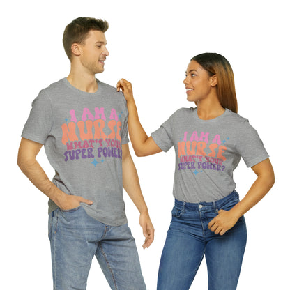 Comfy and Stylish Bella+Canva 3001 Nurse T-Shirt: Perfect Gift for Professionals & Nursing Students, Soft Fabric, Various Sizes Available