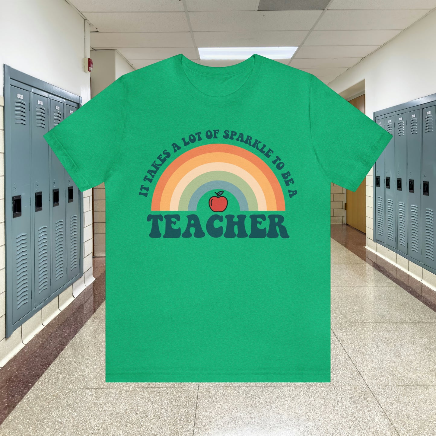 It takes alot of Sparkle to be a Teacher Unisex Jersey Short Sleeve Tee