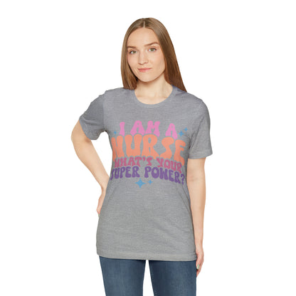 Comfy and Stylish Bella+Canva 3001 Nurse T-Shirt: Perfect Gift for Professionals & Nursing Students, Soft Fabric, Various Sizes Available
