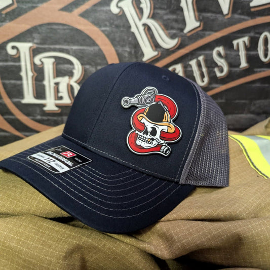Get Hosed Hat | Firefighter Leather Patch Design