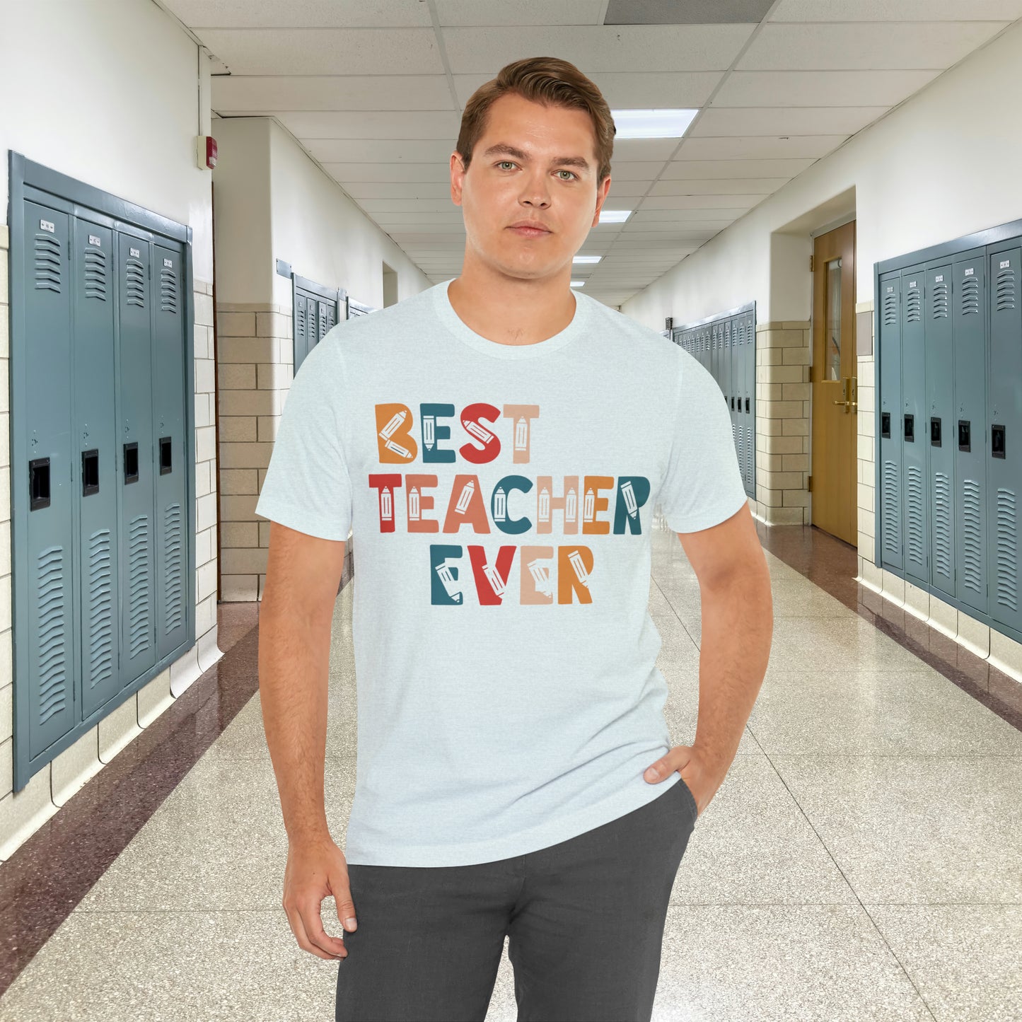 Best Teacher Ever Unisex Jersey Short Sleeve Tee