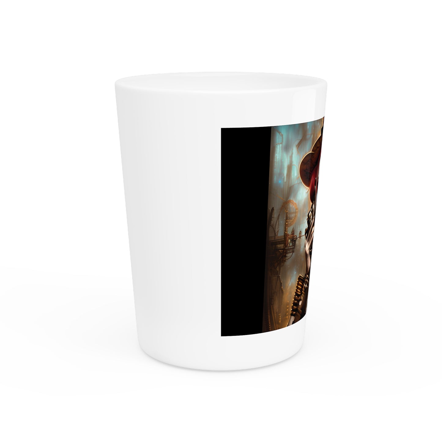 Hyper Realistic Stream Punk Harley Quinn Shot Glass