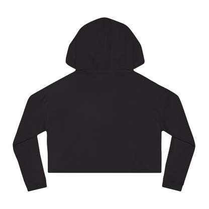 Talking before Coffee is the Real True Crime Women’s Cropped Hooded Sweatshirt