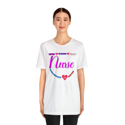Comfy and Cozy Nurse Bella+Canvas 3001 Jersey T-Shirt: Perfect Gift for Nurses and Nursing Students, Soft Fabric, Various Sizes Available