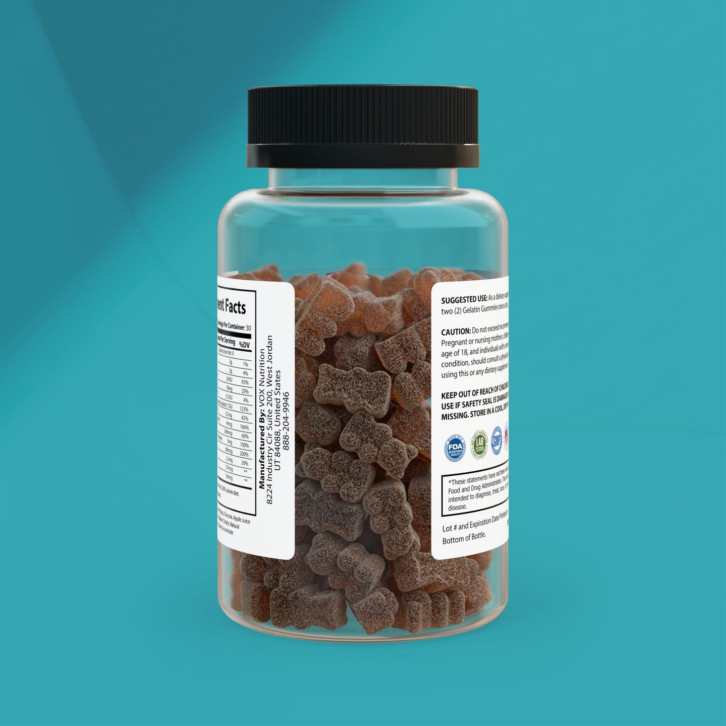 DirkX Multivitamin Gummies: Power Your Health, One Delicious Bite at a Time! Adults (60 Gummies)