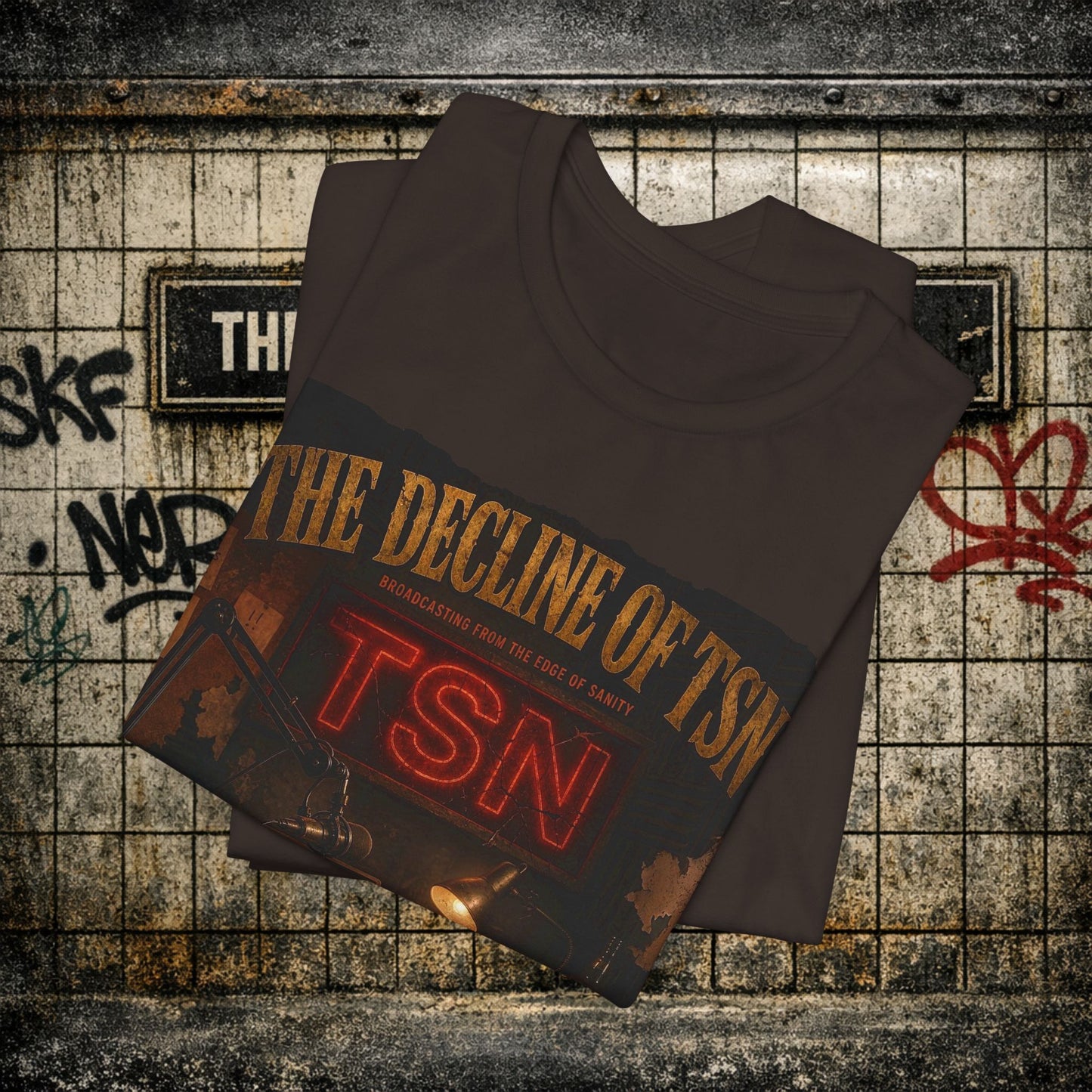 The Decline of TSN "On Air" Vintage Radio Tee