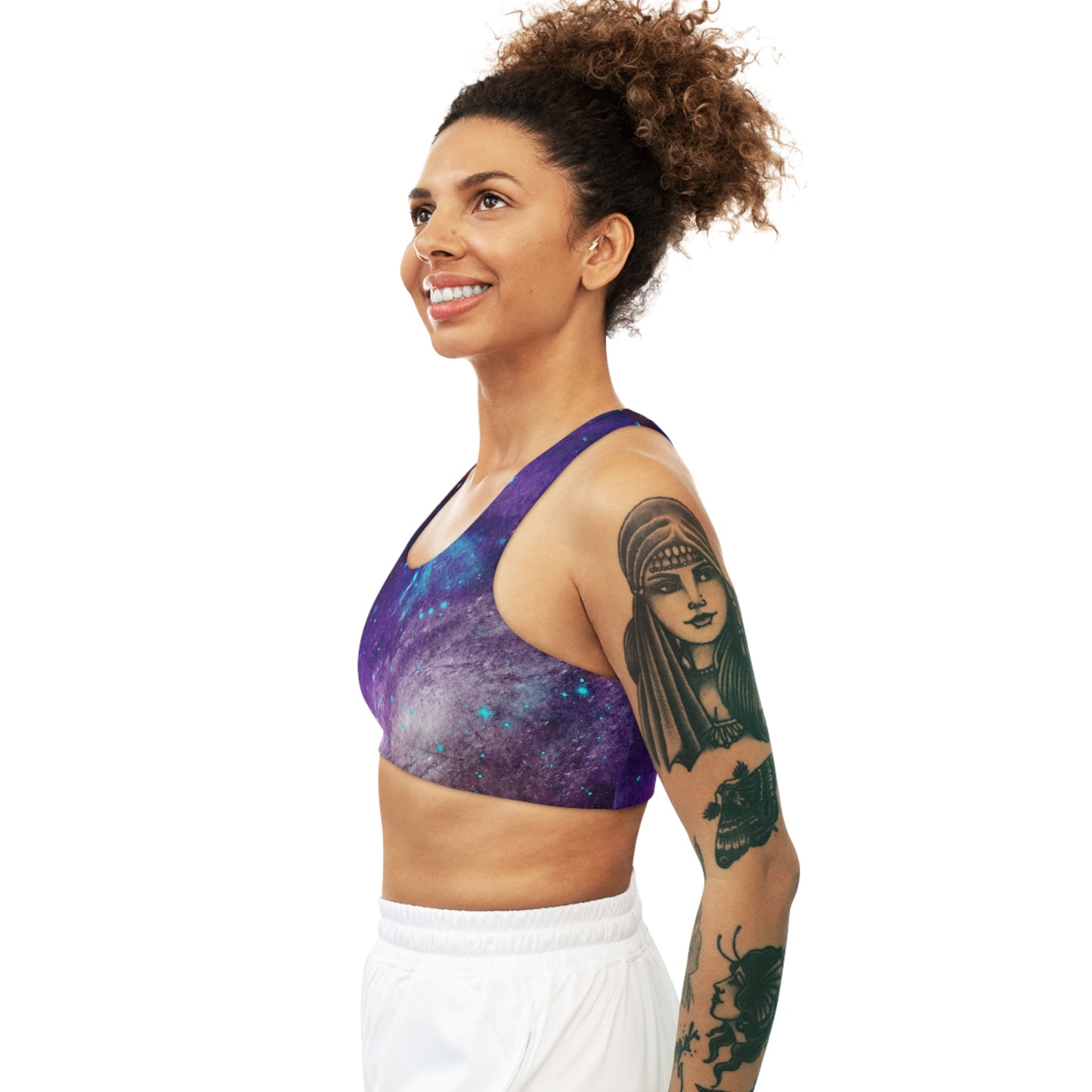 Outer Space Out of this World Seamless Sports Bra (AOP)