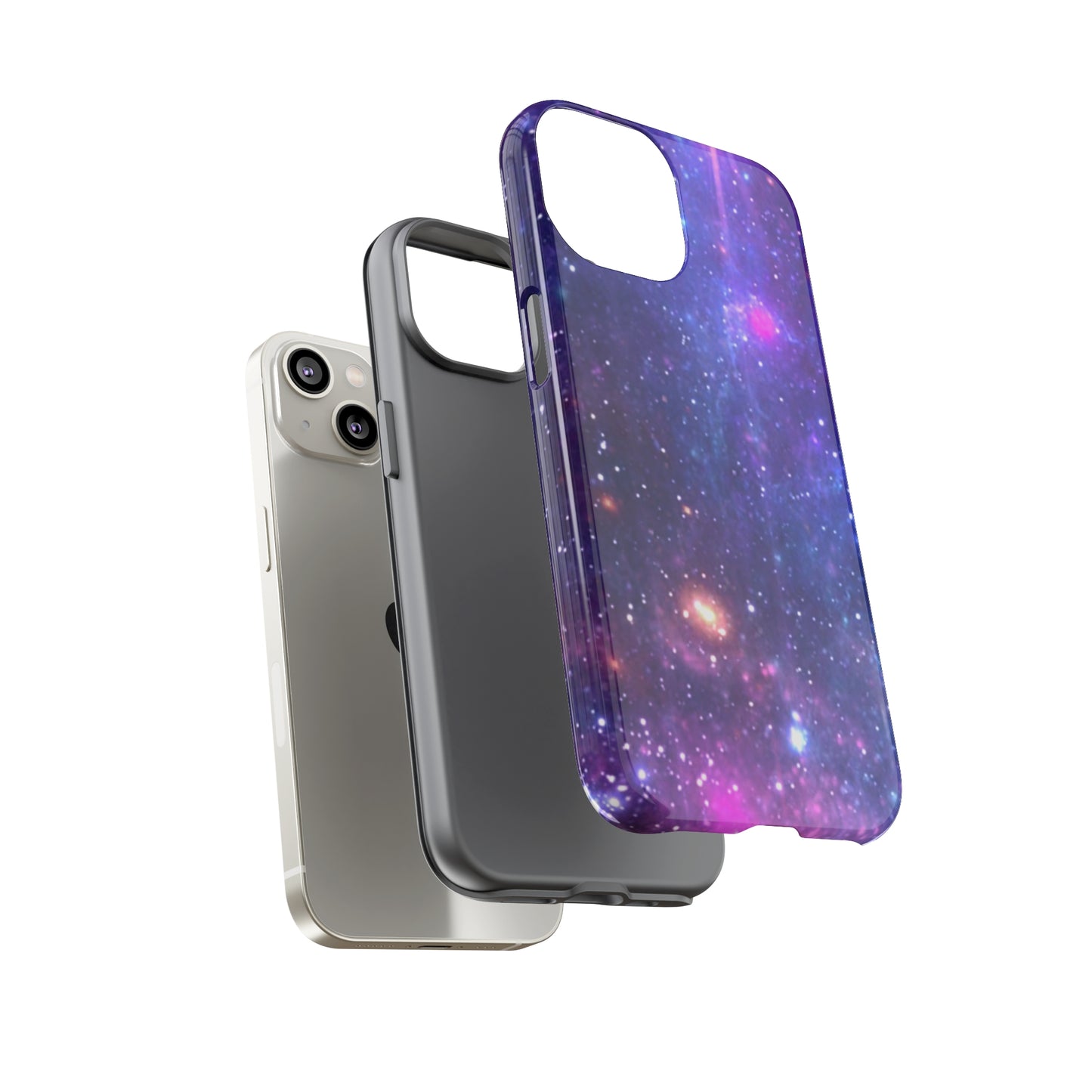 Purple Beyond the Stars Outer Space Out of this World Tough Cases (iPhone, Google, Samsung)