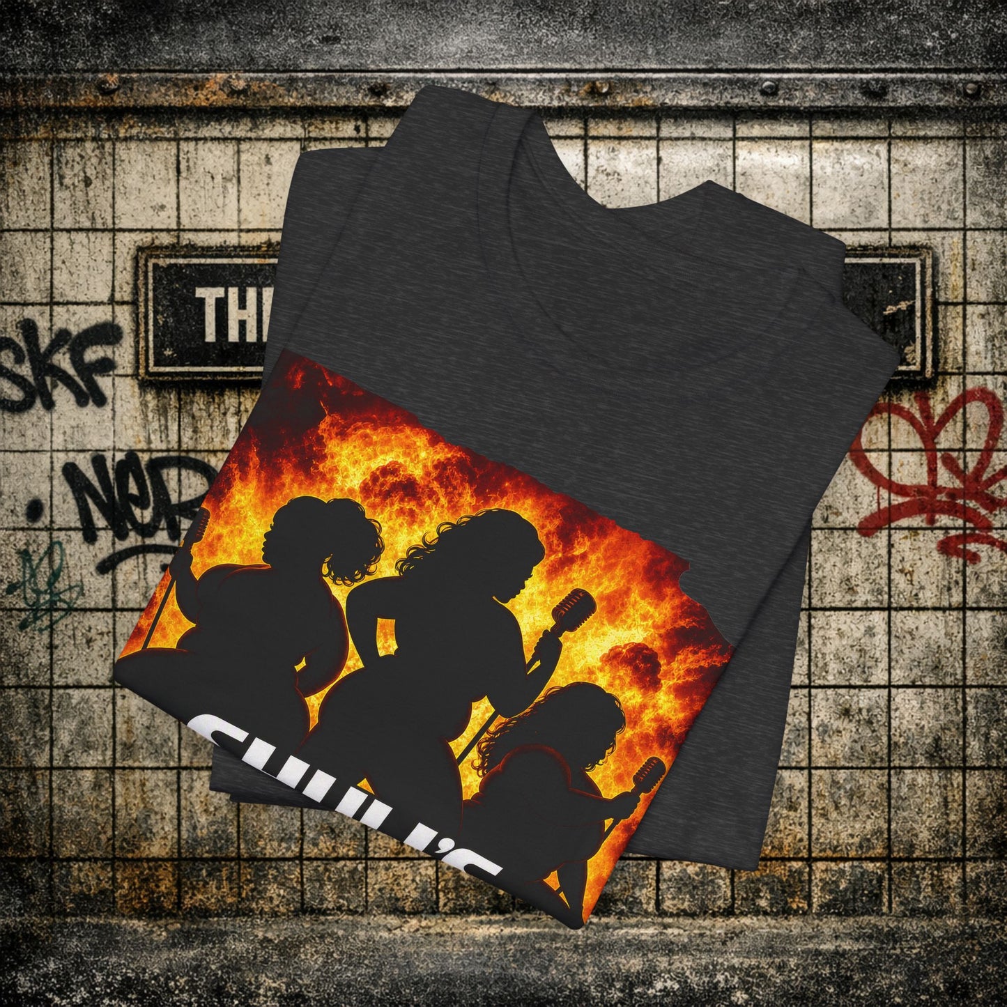 Shuli’s Angels: Operation Laugh & Disorder Graphic Tee — Retro Silhouette Vibe Shirt