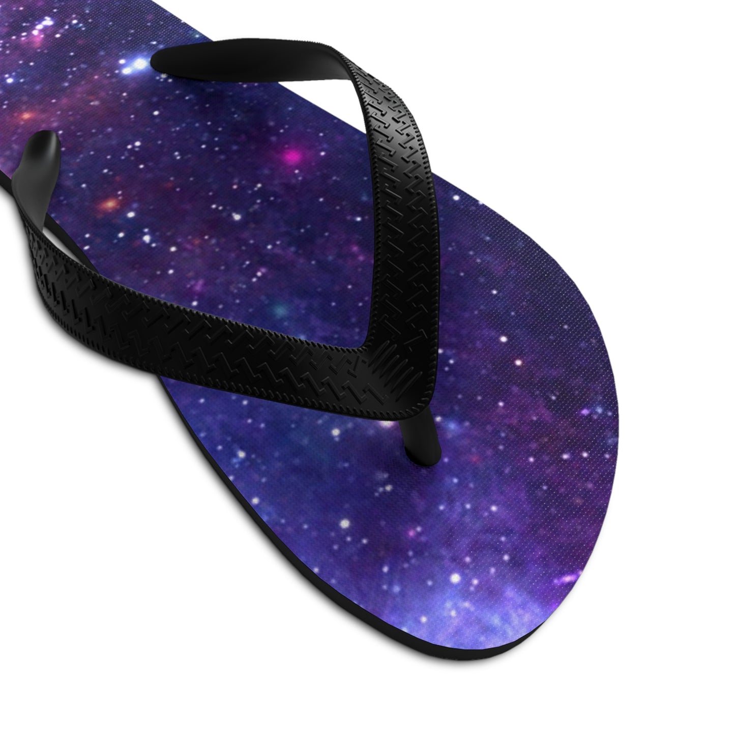 Purple Beyond the Stars Outer Space Out of this World Unisex Flip-Flops