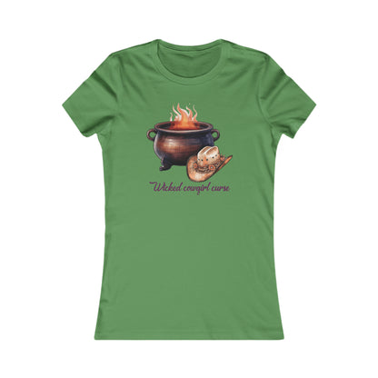 Wicked Cowgirl Curse Western Halloween Women's Favorite Tee